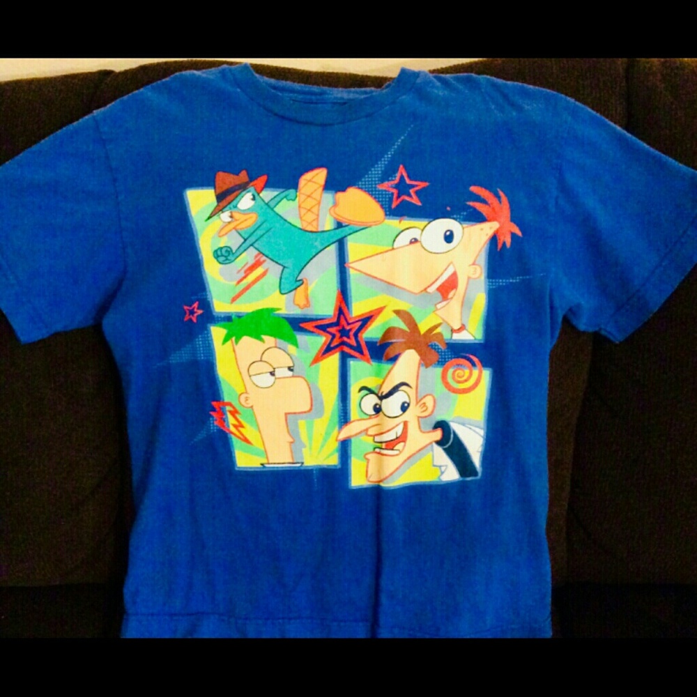Phineas & Ferb Blue T-shirt